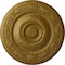 Ekena Millwork Neuveau Ceiling Medallion (Fits Canopies up to 6 3/8"), Hand-Painted Gold, 24 1/4"OD x 2"P CM24NAGLS - alternate 1